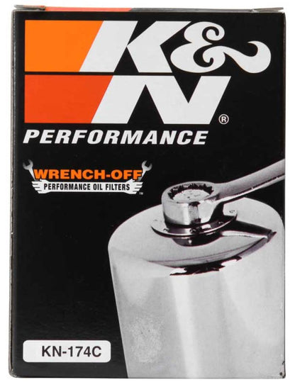 K&N Oil Filter 02-10 Harley-Davidson VRSC 3in OD x 3.844in Height