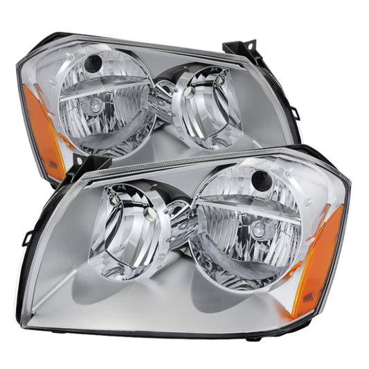 xTune Dodge Magnum 05-07 Crystal Headlights Chrome HD-JH-DMAG05-AM-C