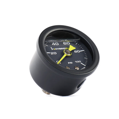 Hybrid Racing - Liquid Filled Fuel Pressure Gauge V2 (Universal)