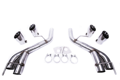 PLM - Axle Back Muffler Delete Chevy Camaro SS ZL1 V8 2016 - 2023 Stainless Steel