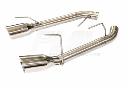 PLM - 2.5" Dual Axle Back Exhaust Pipe Kit Mustang 05-10 V8 GT GT500
