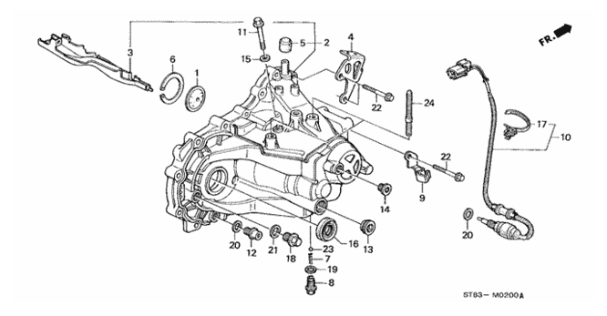 Honda - B-Series Axle Seal (Passenger Side)