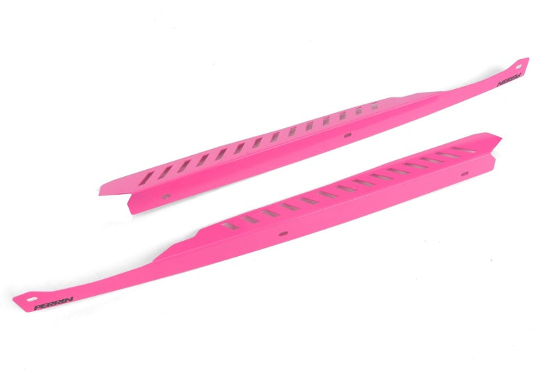 PERRIN 08-14 Subaru WRX/STI / 08-11 Impreza Fender Shroud Set - Hyper Pink