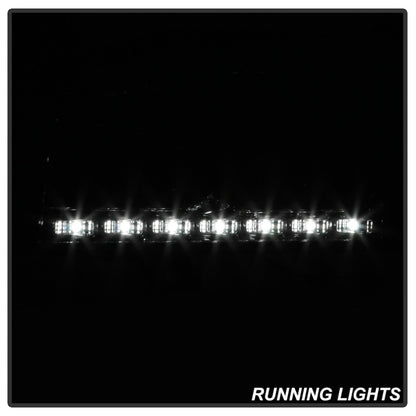 xTune Dodge Charger 06-10 1Pc LED Crystal Headlights Chrome HD-ON-DCH05-1PC-LED-C