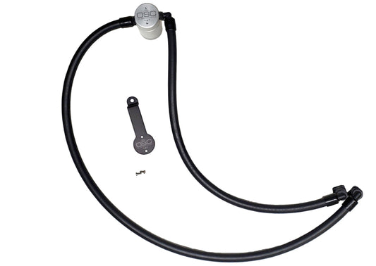 J&amp;L 20-25 Jeep Wrangler 2.0L Driver Side Oil Separator 3.0 - Clear Anodized