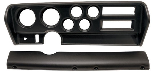 Autometer 70-72 Pontiac GTO W/ AC Direct Fit Gauge Panel 3-3/8in x2 / 2-1/16in x4