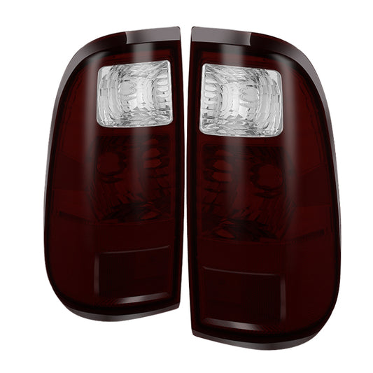 Xtune Ford F250/F350/F450/F550 Superduty 08-15 OEM Style Tail Lights -Red Smoked ALT-JH-FS08-OE-RSM