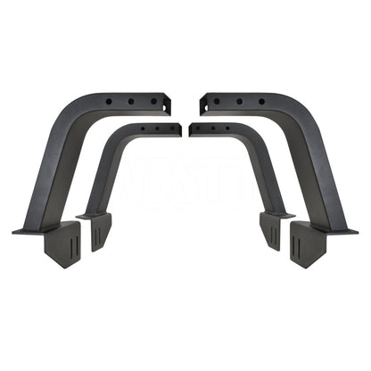 Westin 05-21 Toyota Tacoma Overland Cargo Rack Base - Textured Black