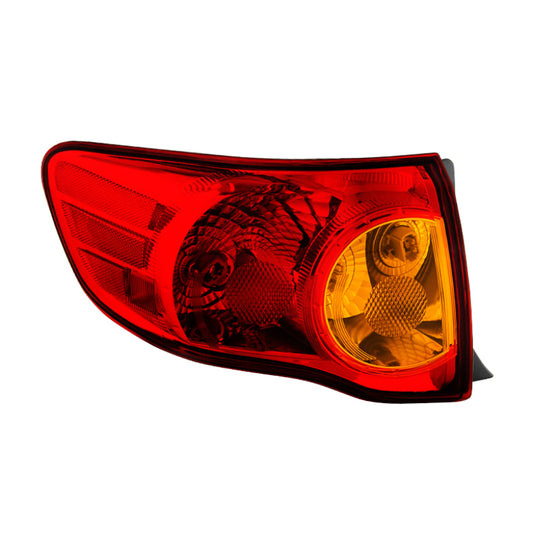 Xtune Toyota Corolla 2009-2010 Driver Side Outer Tail Lights - OEM Left ALT-JH-TCO09-OE-OL