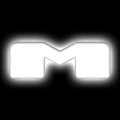 ORACLE Lighting Universal Illuminated LED Letter Badges - Matte Wht Surface Finish - M