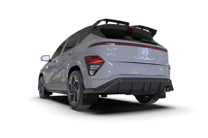 Rally Armor 2024 Hyundai Kona N Line Black UR Mud Flap w/ Grey Logo