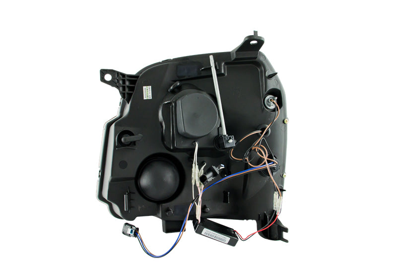 ANZO 2007-2014 GMC Yukon Projector Headlights w/ Halo Black (CCFL)