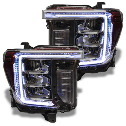 Oracle 20-21 GMC Sierra 2500/3500 HD RGB+W Headlight DRL Kit - ColorSHIFT w/o Controller