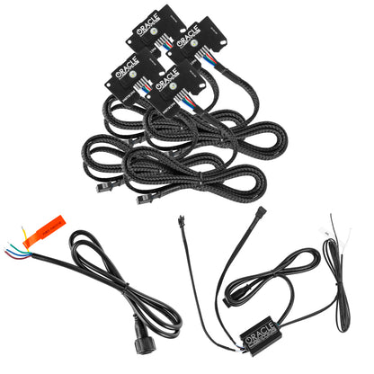 Oracle Jeep Wrangler JL/Gladiator JT RGB+W Headlight DRL Kit - ColorSHIFT w/o Controller