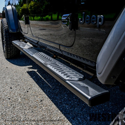 Westin 2020 Jeep Gladiator R5 Nerf Step Bars - Textured Black