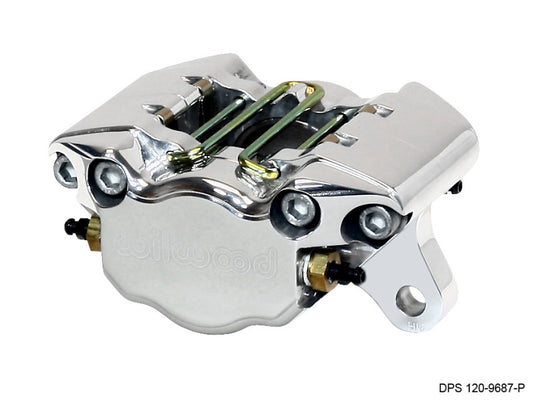 Wilwood Caliper-Polished Dynapro Single 3.25in Mount 1.75in Pistons .38in Disc