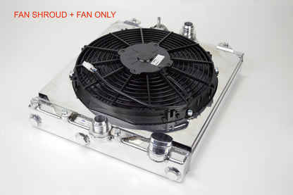 CSF - 92-00 Honda Civic All-Aluminum Fan Shroud w/12in SPAL Fan