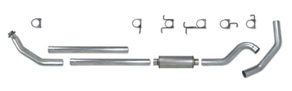 Diamond Eye KIT 4in Turbo Back SGL AL: 98.5-02 DODGE CUMMINS 5.9L