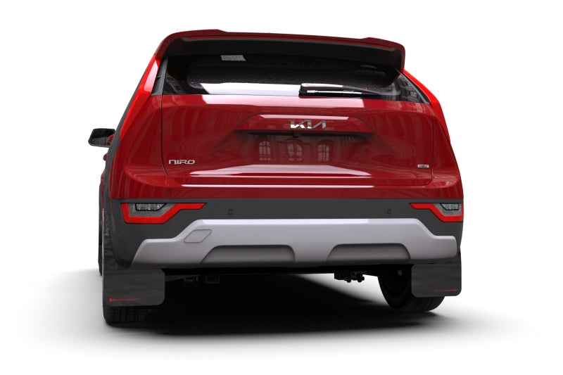 Rally Armor 23-25 Kia Niro SG2 Black UR Mud Flap White Logo