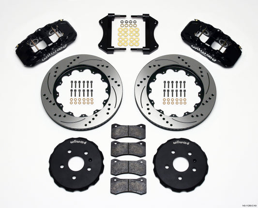 Wilwood AERO6 Front Hat Kit 14.25 Drilled 2010-2015 Camaro