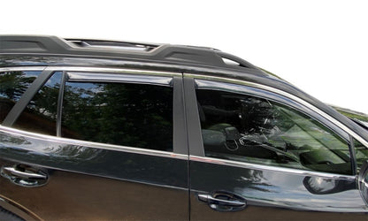 AVS 20-22 Subaru Outback Ventvisor In-Channel - 4pc - Smoke