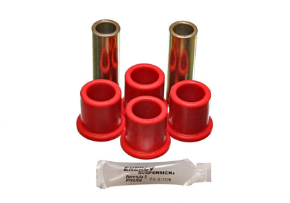 Energy Suspension 82-96 Ford F100/F150 2WD Red Rear Frame Shackle Bushing Set
