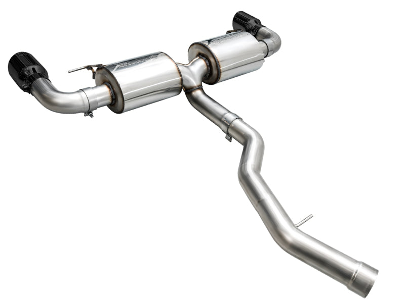 AWE 19-23 BMW 330i / 21-23 BMW 430i Base G2X Touring (Excl. Conv) Axle-Back Exhaust - Diamond Black