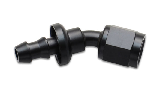 Vibrant Push-On 30 Degree Hose End Elbow Fitting Size -10AN