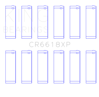 King Engine Bearings Chevrolet 200/229ci XP Series Connecting Rod Bearing Set