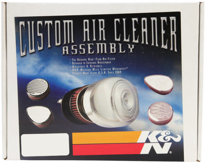 K&N H/D Sportster Filter Kit Round Mirror Intake System-Harley-Davidson