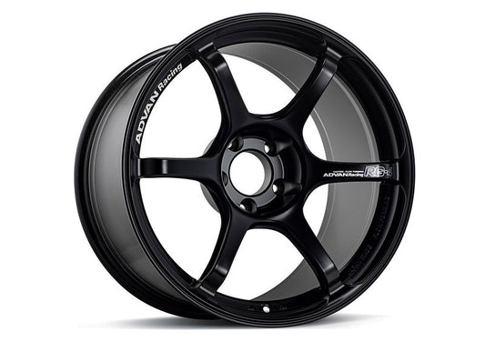 Advan RG-4 18x10.5 +32 5x112 Semi Gloss Black Wheel