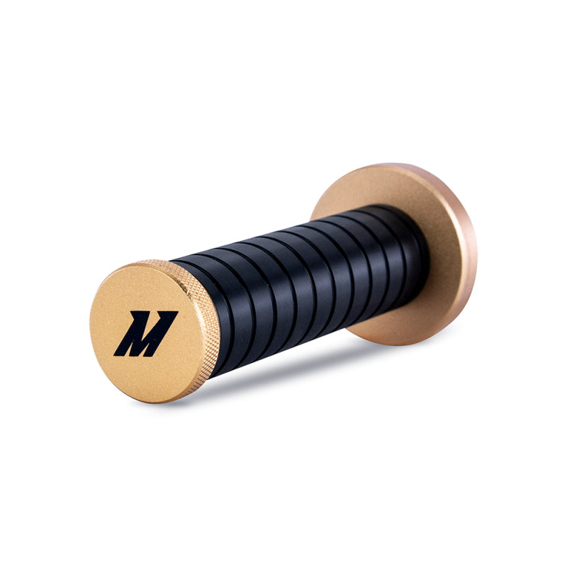 Mishimoto Weighted Grip Shift Knob - Gold / Black
