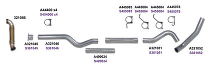 Diamond Eye KIT 4in Catback MRP Single w/ TDP AL 04-05 Chevy/GMC 6.6L Duramax 2500/3500