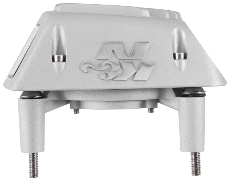 K&N Street Metal Intake System 01-16 Harley-Davidson Shaker Silver H/D Softail/Dyna Fl