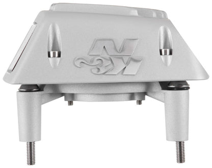 K&N Street Metal Intake System 01-16 Harley-Davidson Shaker Silver H/D Softail/Dyna Fl