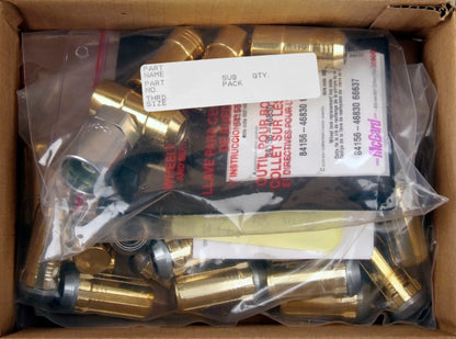McGard SplineDrive Tuner 8 Lug Install Kit w/Locks & Tool (Cone) M14X1.5 / 1in. Hex - Gold