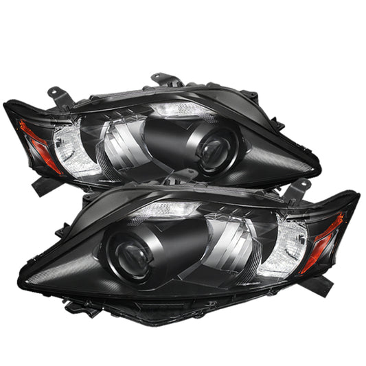 Xtune Lexus Rx 10-12 OE Projector Headlights (w/AFS. Hid Fit) Black PRO-JH-LRX10-AFS-AM-BK