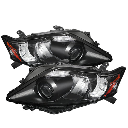 xTune Lexus Rx 10-12 OE Projector Headlights (w/AFS. Hid Fit) Black PRO-JH-LRX10-AFS-AM-BK