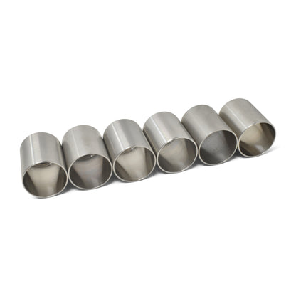 Russell Performance -8 AN Stainless Steel Crimp Collars (O.D. 0.700) (6 Per Pack)