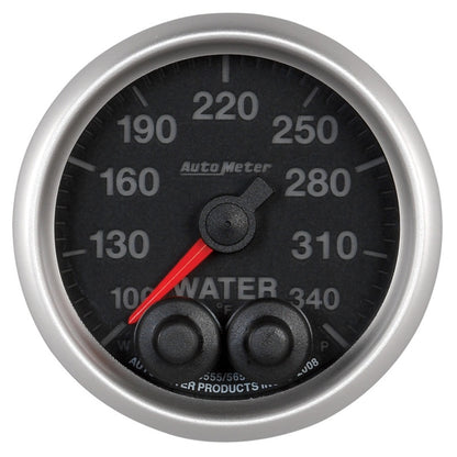 Autometer Elite 52mm 100-340 Deg F Water Temperature Peak and Warn Gauge w/ Electronic Control