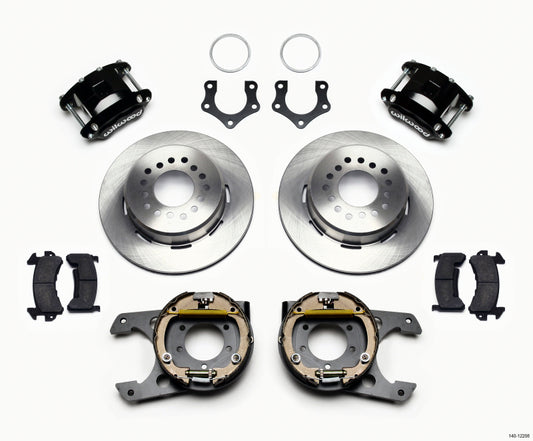 Wilwood D154 P/S Park Brake Kit Mopar/Dana 2.50in Off w/Snap Ring Bearing