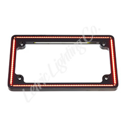 Letric Lighting Perfect Plate License Plate Frame Matte Black