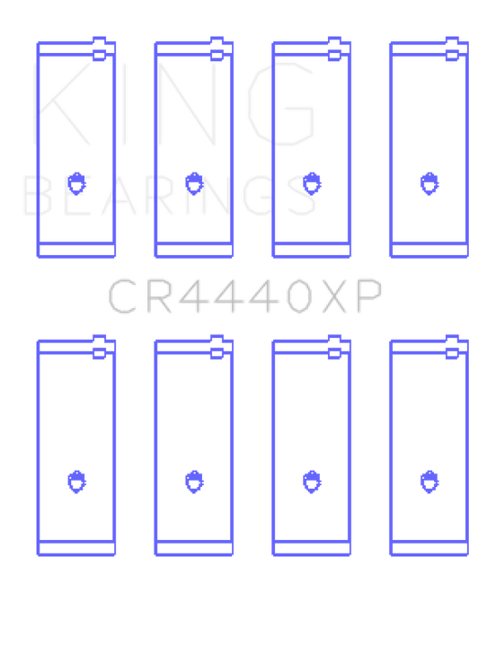 King Engine Bearings Ford Cortina 2000 XL - European (Size STD) Performance Rod Bearing Set