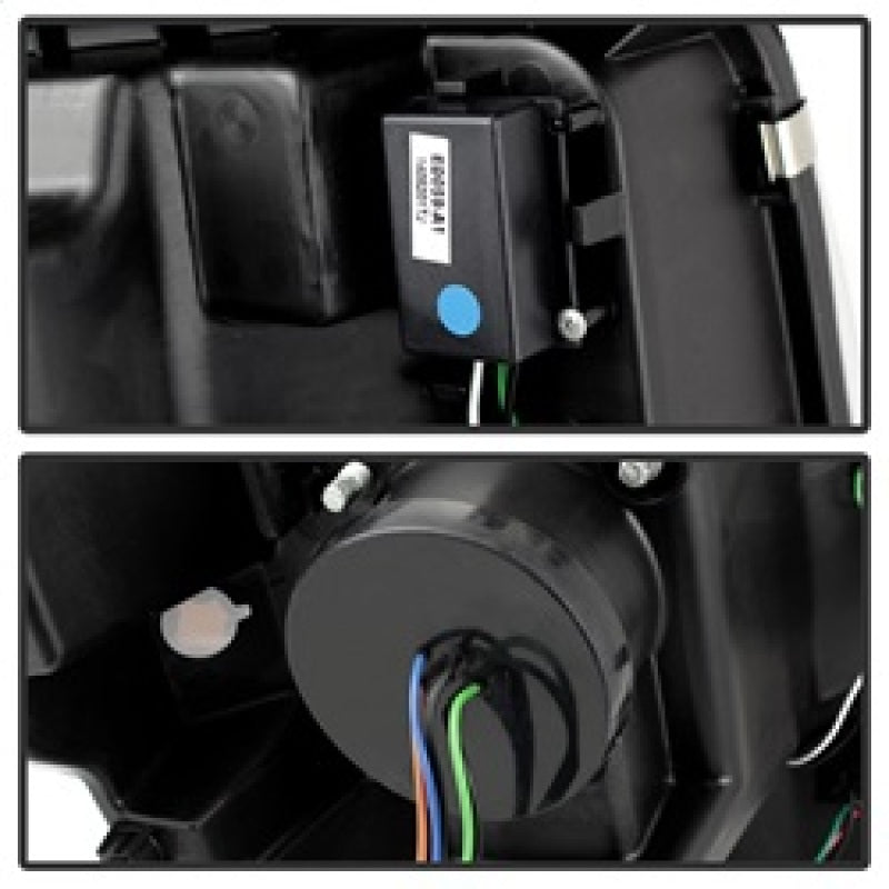 Spyder Ford F150 13-14 Projector Factory Xenon Model- Light Bar DRL Chrm PRO-YD-FF15013-LBDRL-HID-C