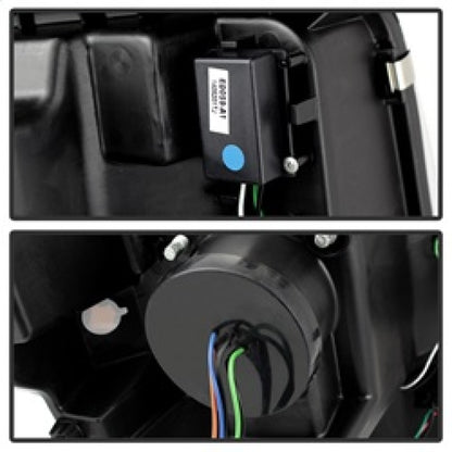 Spyder Ford F150 13-14 Projector Factory Xenon Model- Light Bar DRL Chrm PRO-YD-FF15013-LBDRL-HID-C