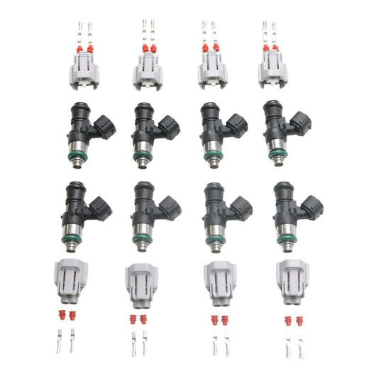 DeatschWerks Set of 8 2200cc/min For The Fitech Go EFI 8/Holley Super Sniper 1250/ Sniper Xflow 1375