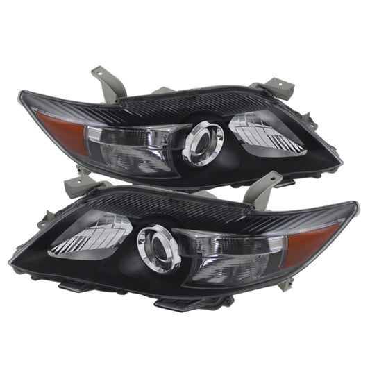 xTune Toyota Camry 10-11 ( USA Built/Nal ) Amber Projector Headlights Black HD-JH-TCAM10-AM-BK
