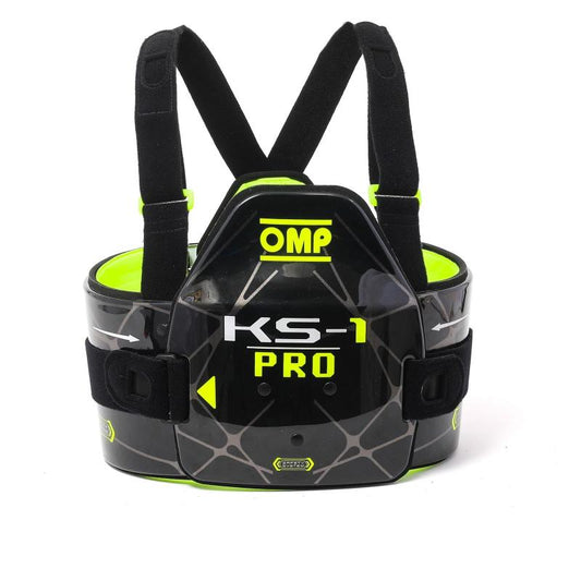 OMP KS-1 Pro Body Protection Black/Y - Size L Fia 8870-2018
