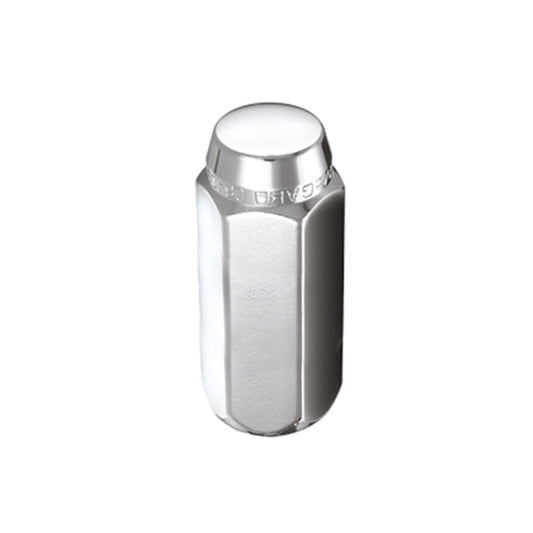 McGard Hex Lug Nut (Cone Seat) M12X1.75 / 13/16 Hex / 1.815in. Length (Box of 100) - Chrome