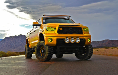 Oracle 07-11 Toyota Tundra Pre-Assembled Headlights - Black Housing - w/ BC1 Controller